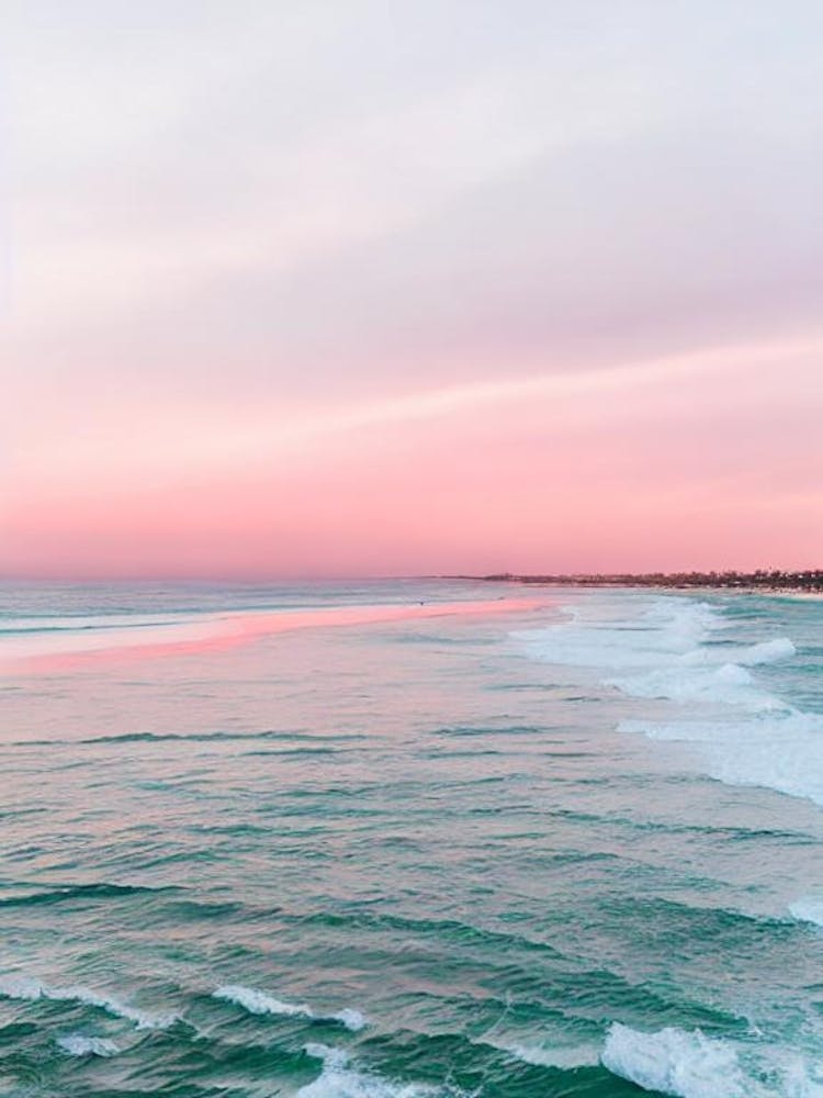 Coronado Beach, San Diego, California Pink Photography 1