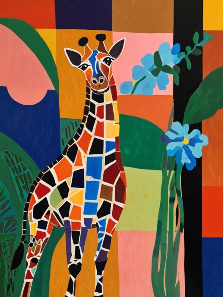 Mosaic Giraffe 1