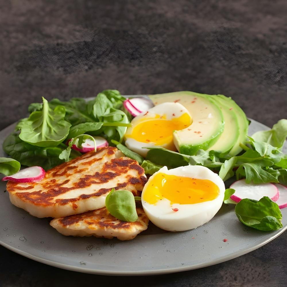 Grilled Chicken With Avocado And Radishes