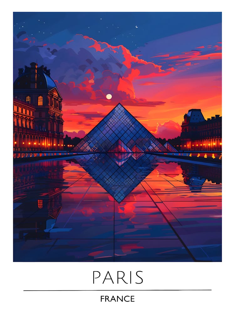 Paris At Sunset