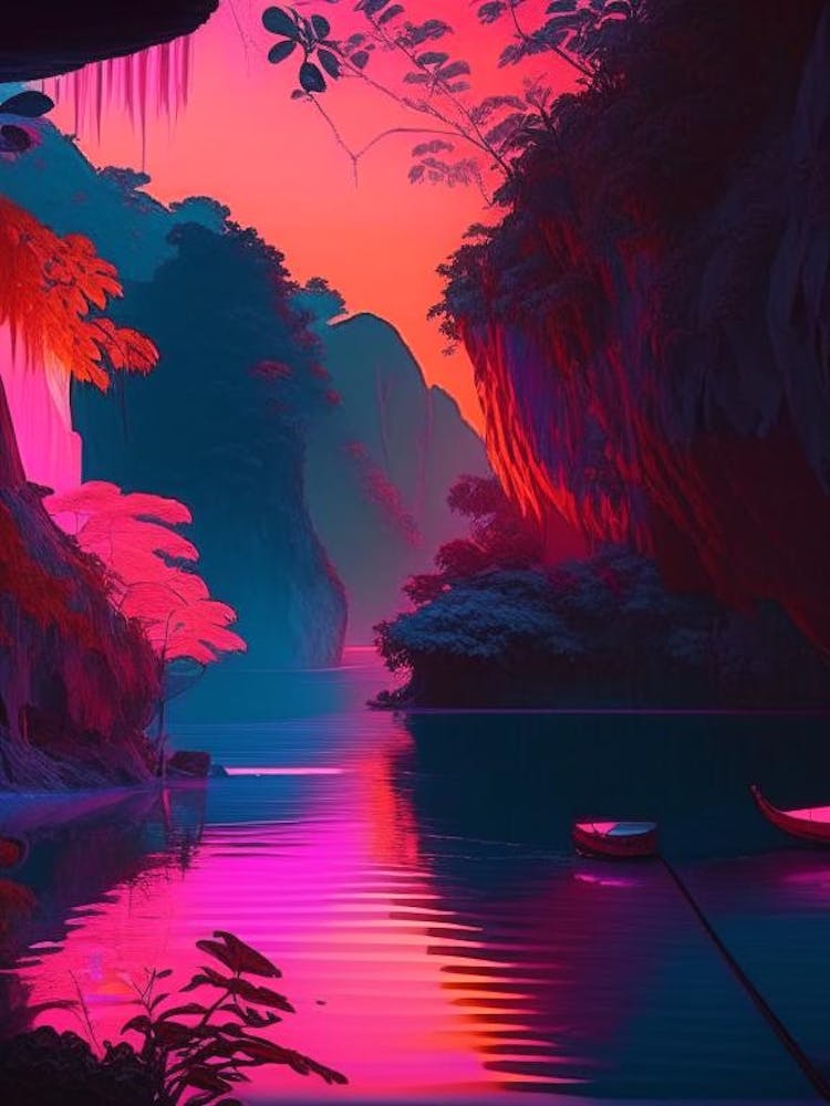 Puerto Princesa Underground River Dreamy Sunset