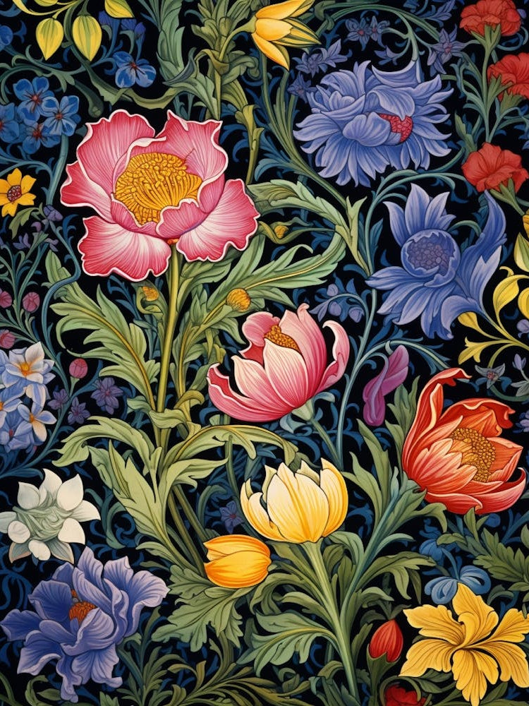 William Morris Floral 2