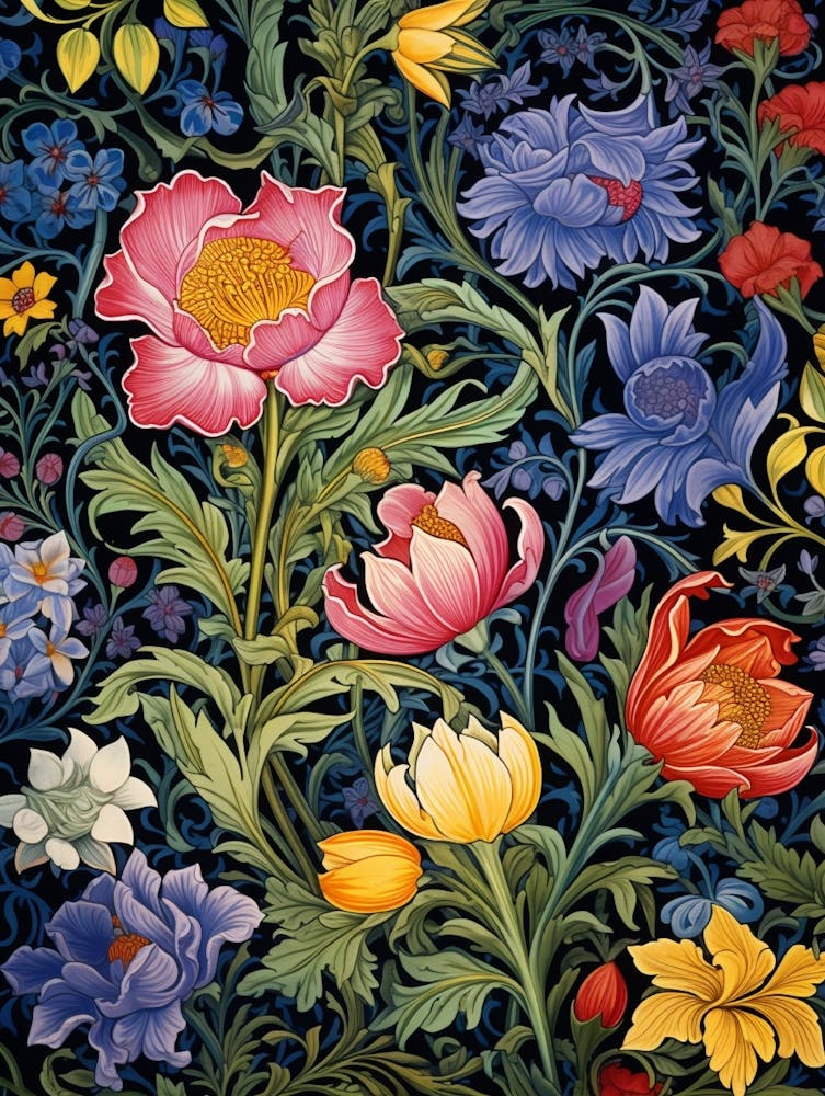 William Morris Floral 2