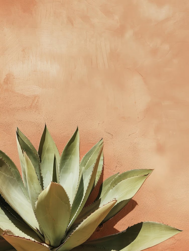 Agave Plant On A Wall