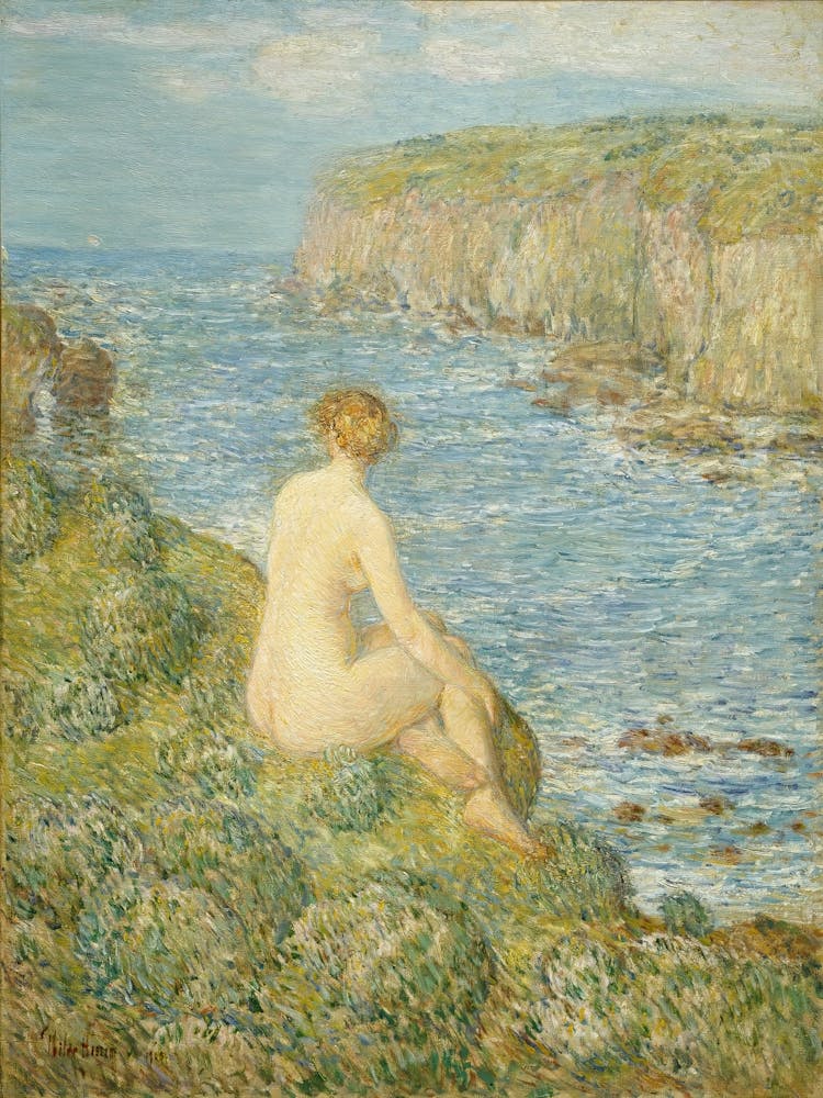 Nymph And Sea, Frederick Childe Hassam