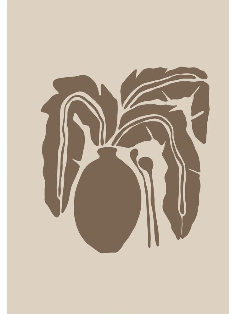 Plant In A Vase Drawing