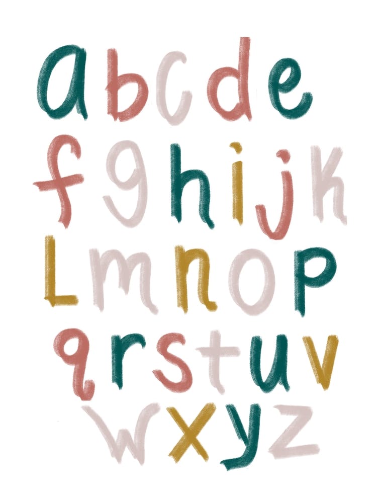 Boho2 Alphabet 2