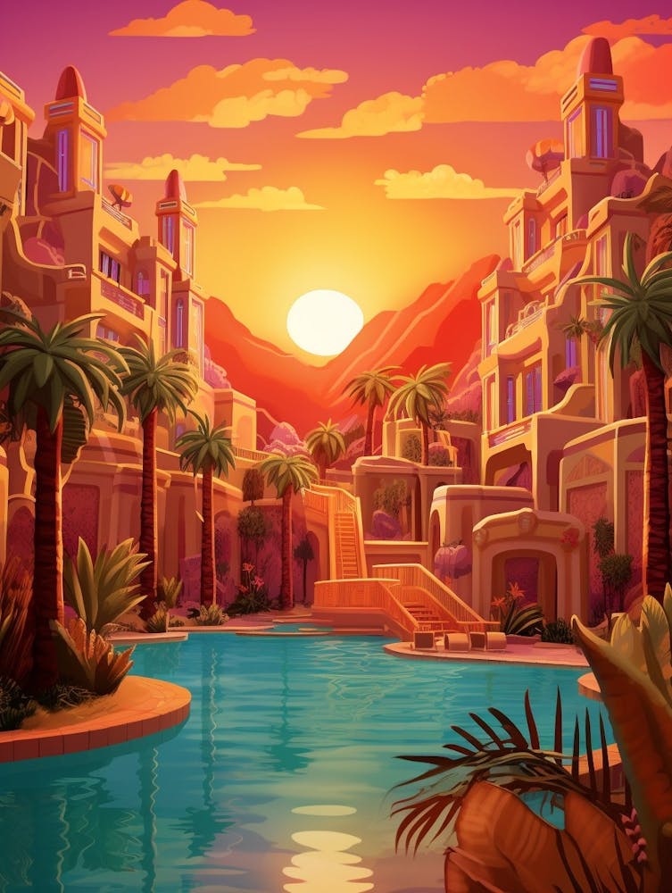 Sun City Resort Cartoon 2