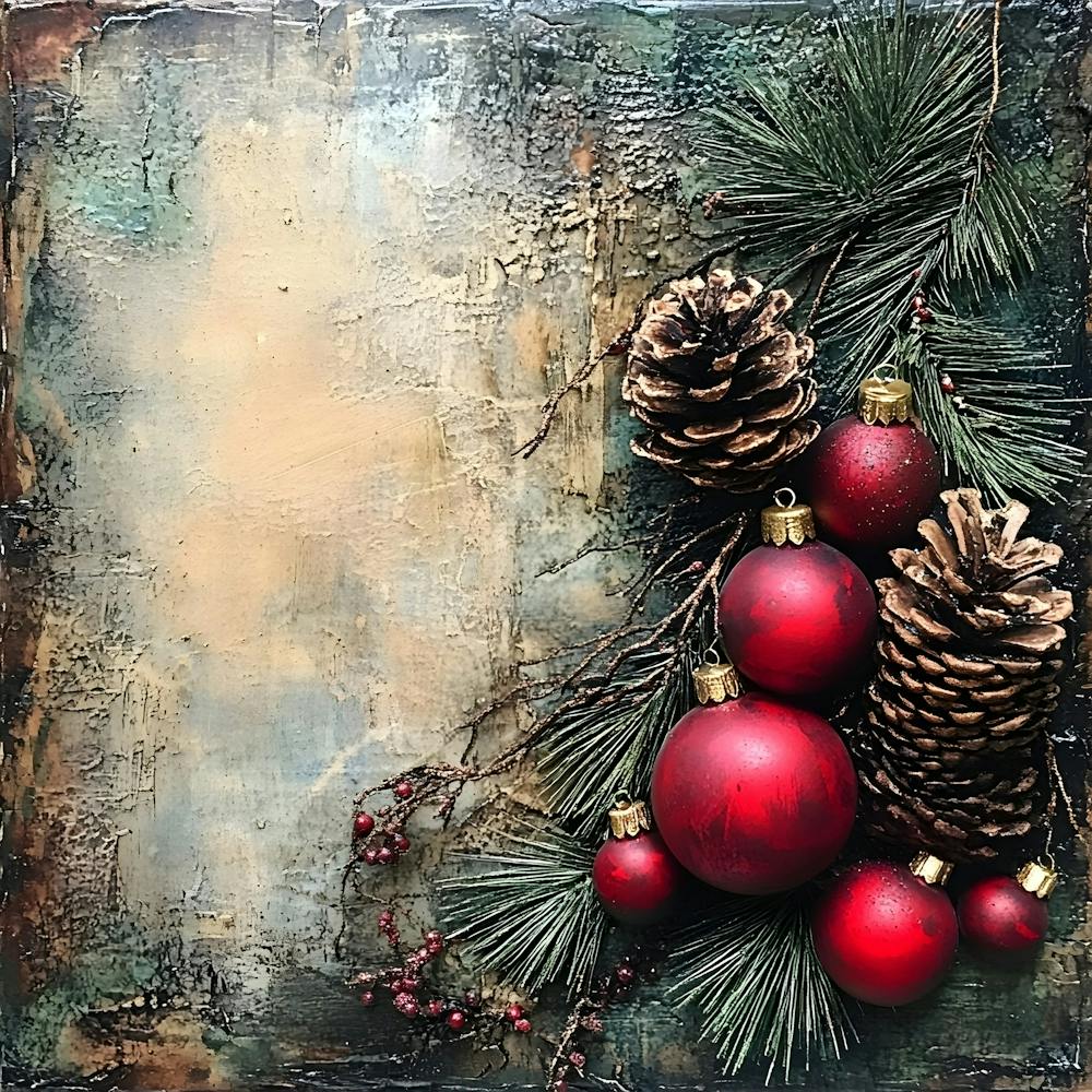 Vintage Holiday Mixed Media 4