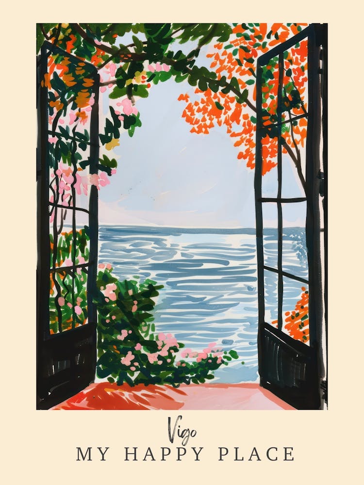 My Happy Place Vigo 2 Travel Poster