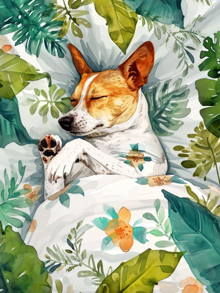Dog Sleeping In Bed animal Dog's life