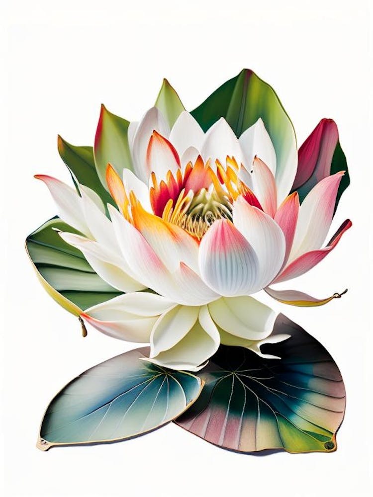 American Lotus Decoupage 1