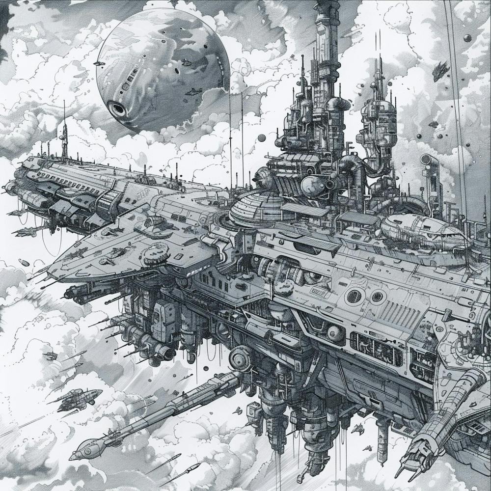 Futuristic Spaceship