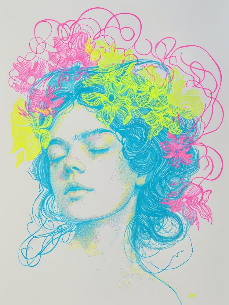 'The Girl With Flowers' 2