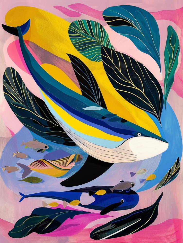 Whales And Leaves