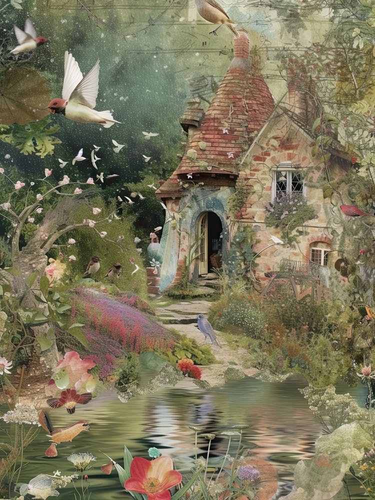 Fairytale Pond Scrapbook Collage 8