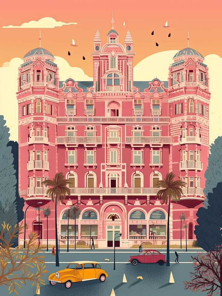 Barcelona Spain Travel Illustration 1