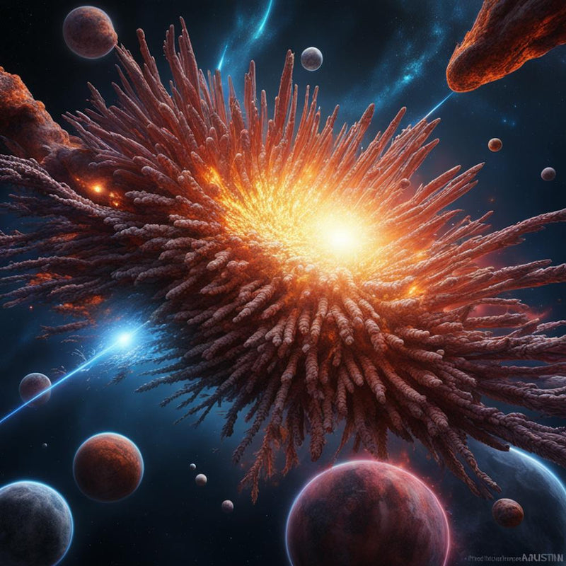 Stunning Deep Space Supernova Explosion And Stars Art Hyperrealistic 63539570