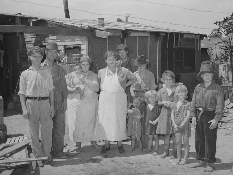 Residents Of Camp Near Mays Avenue Oklahoma City, Oklahoma, See General Caption No 21 By Russell Lee