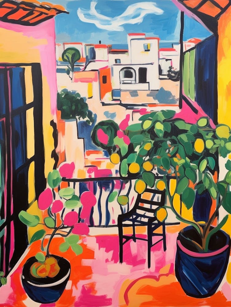Valenica Spain 7 Fauvist Painting