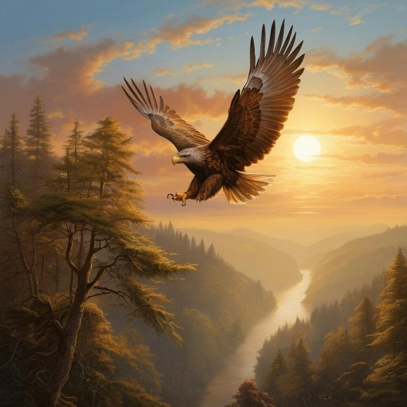 Eagle In Flight