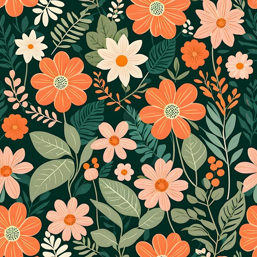 Floral Seamless Pattern 11