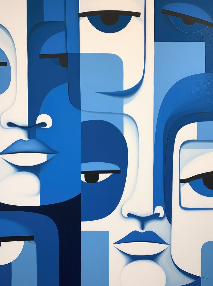 'Blue Faces'