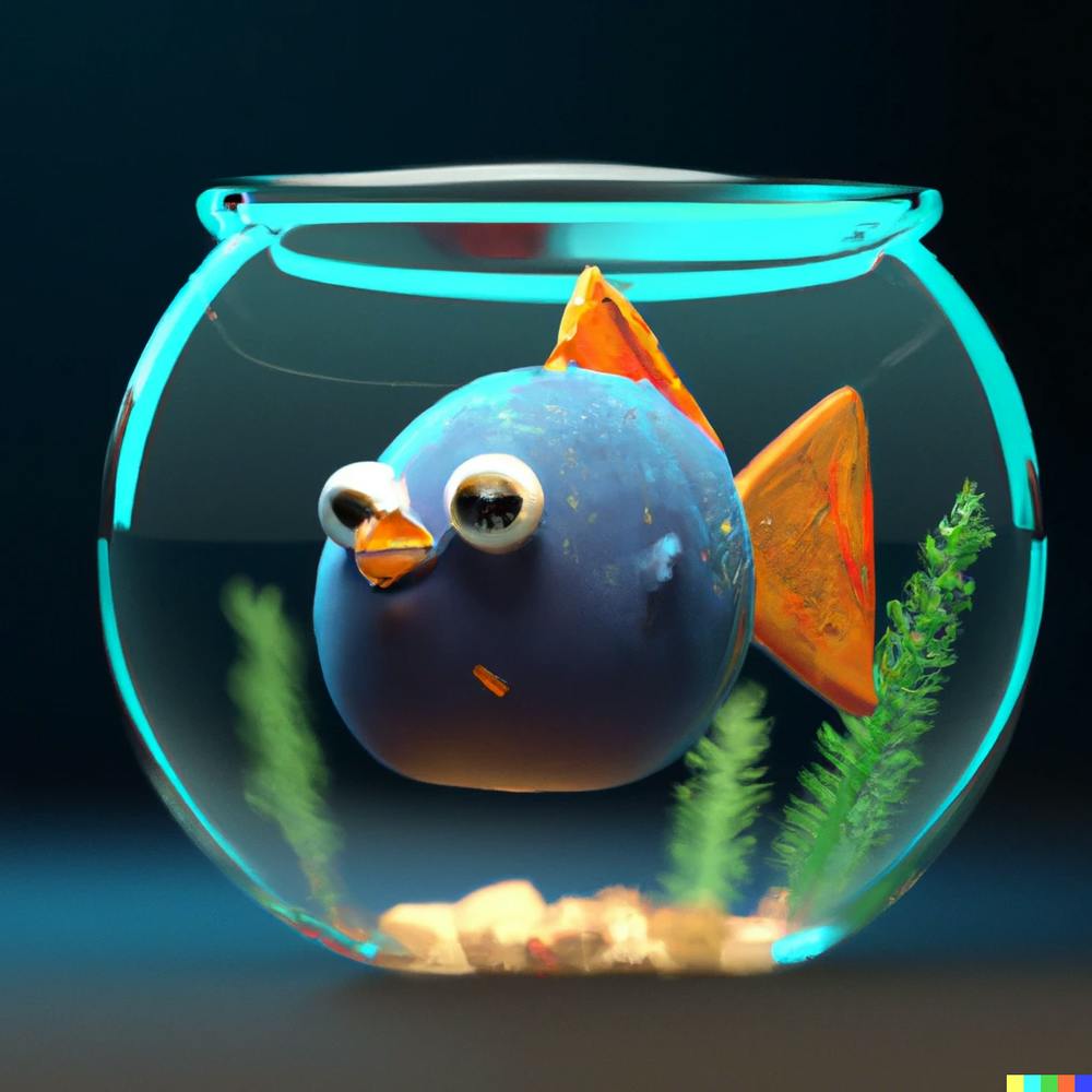 Fisch in einer Schale