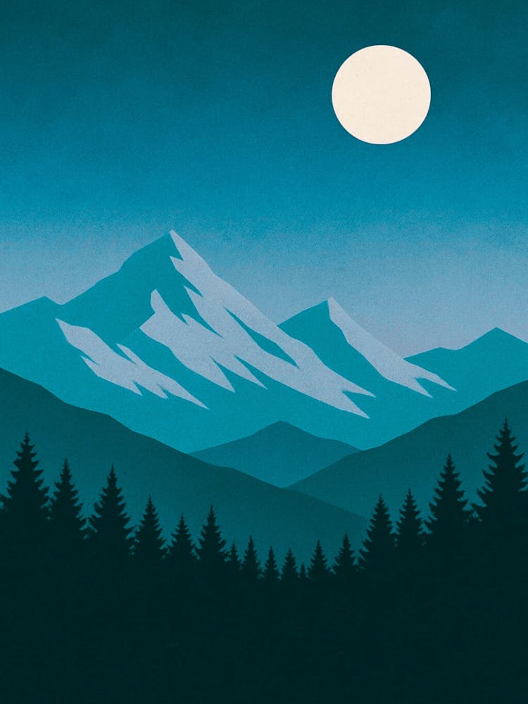 Moonlight In The Mountains 1