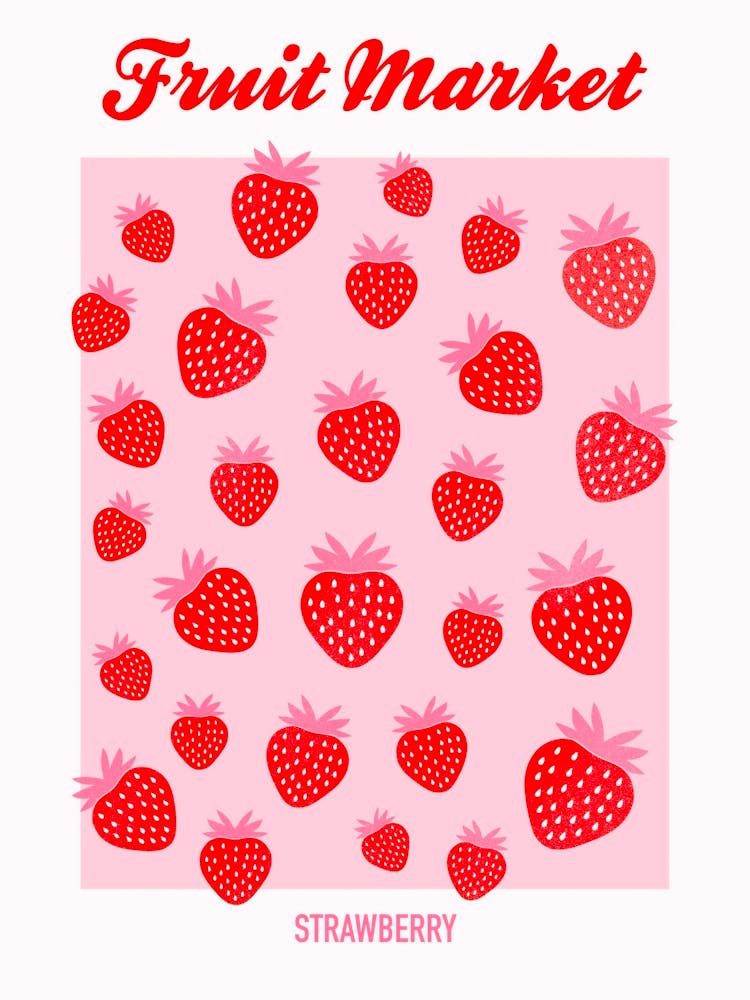 Fruit Market Strawberry