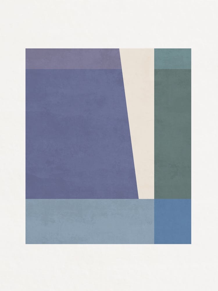 Abstract Shapes - blue 01