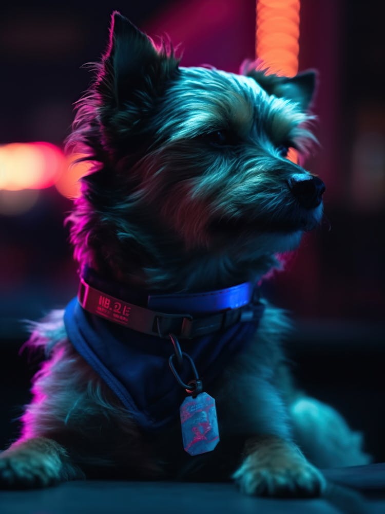 Dog At Night 1