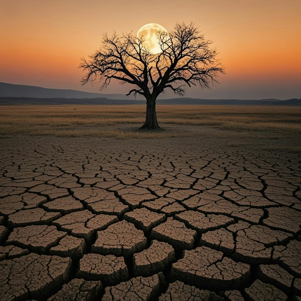 Lone Tree In The Desert 2