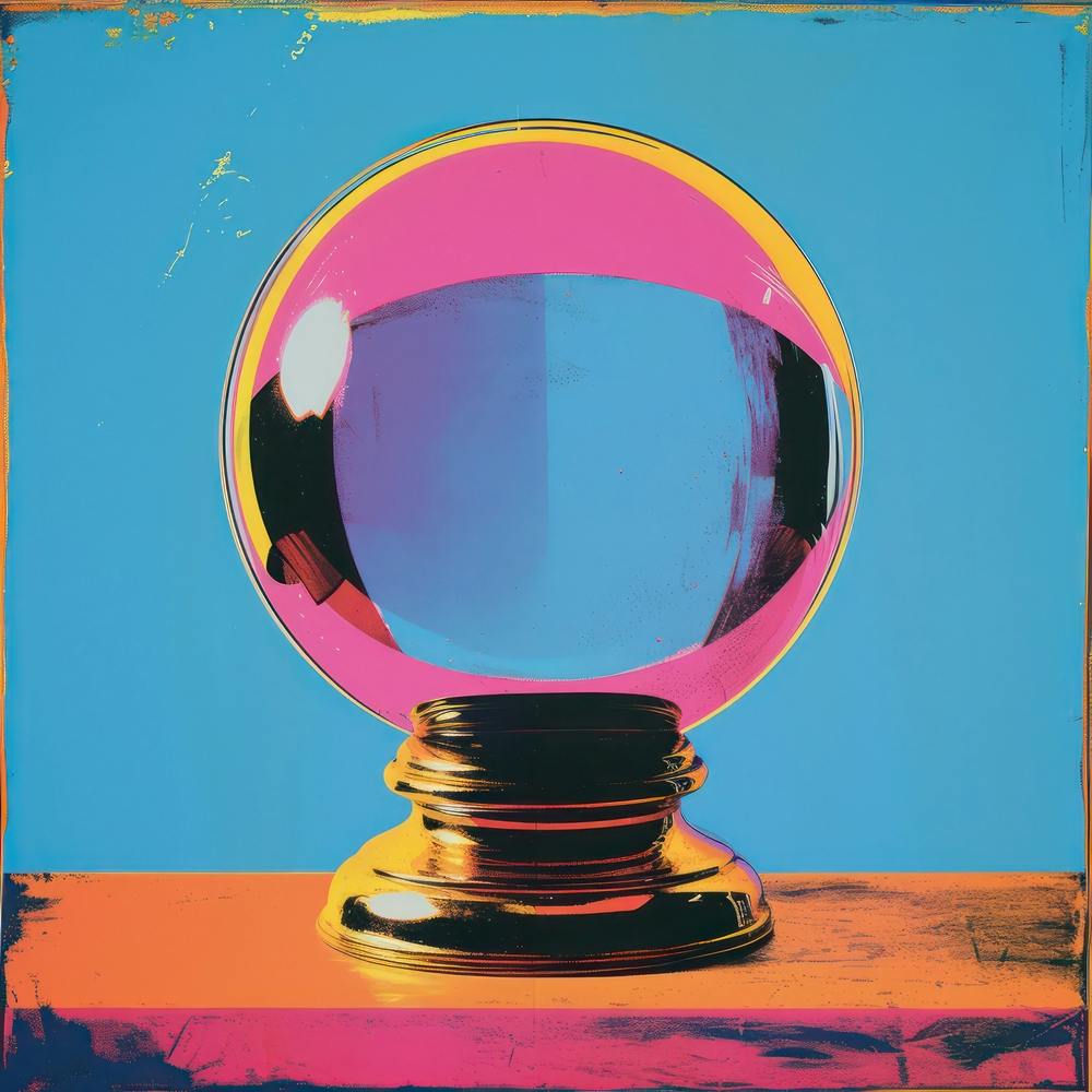 Crystal Ball Pop Art 2