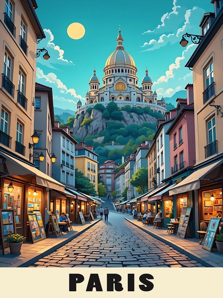Paris Vintage Travel Poster 27