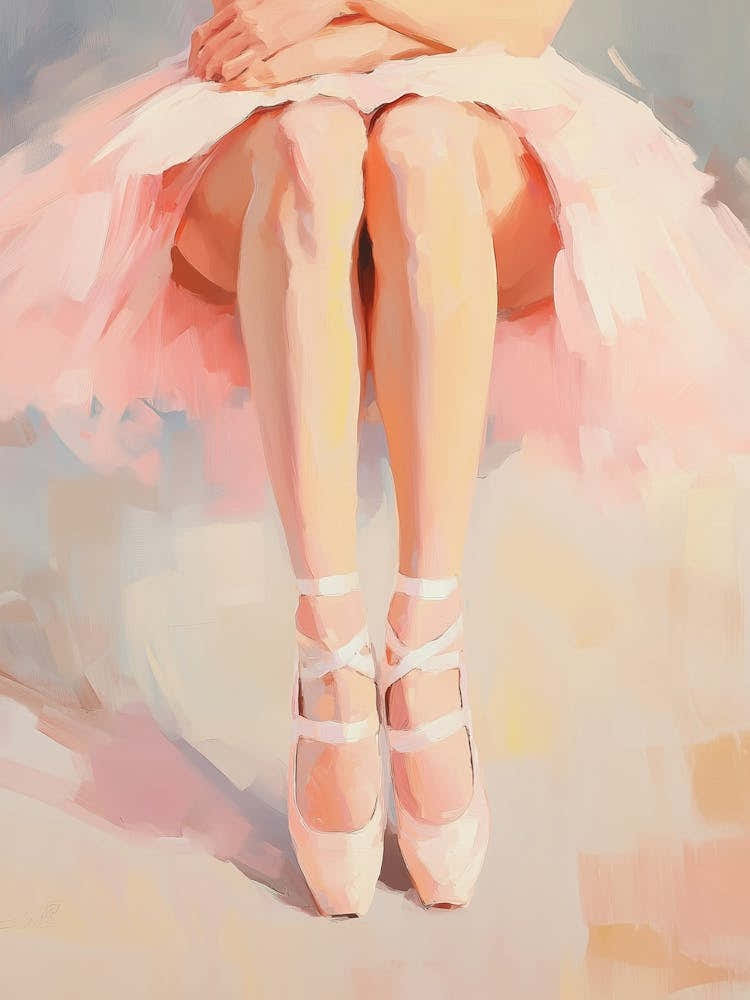 Pink Ballet Dancer Shoes