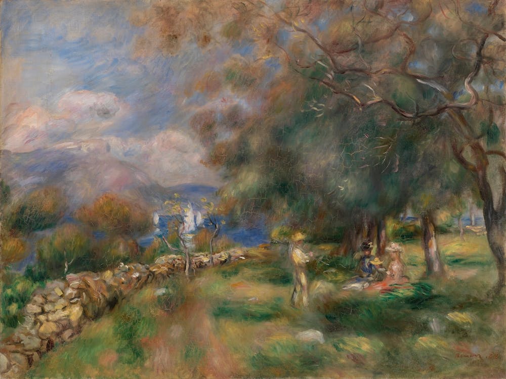 Peninsula Of Saint Jean, Pierre Auguste Renoir