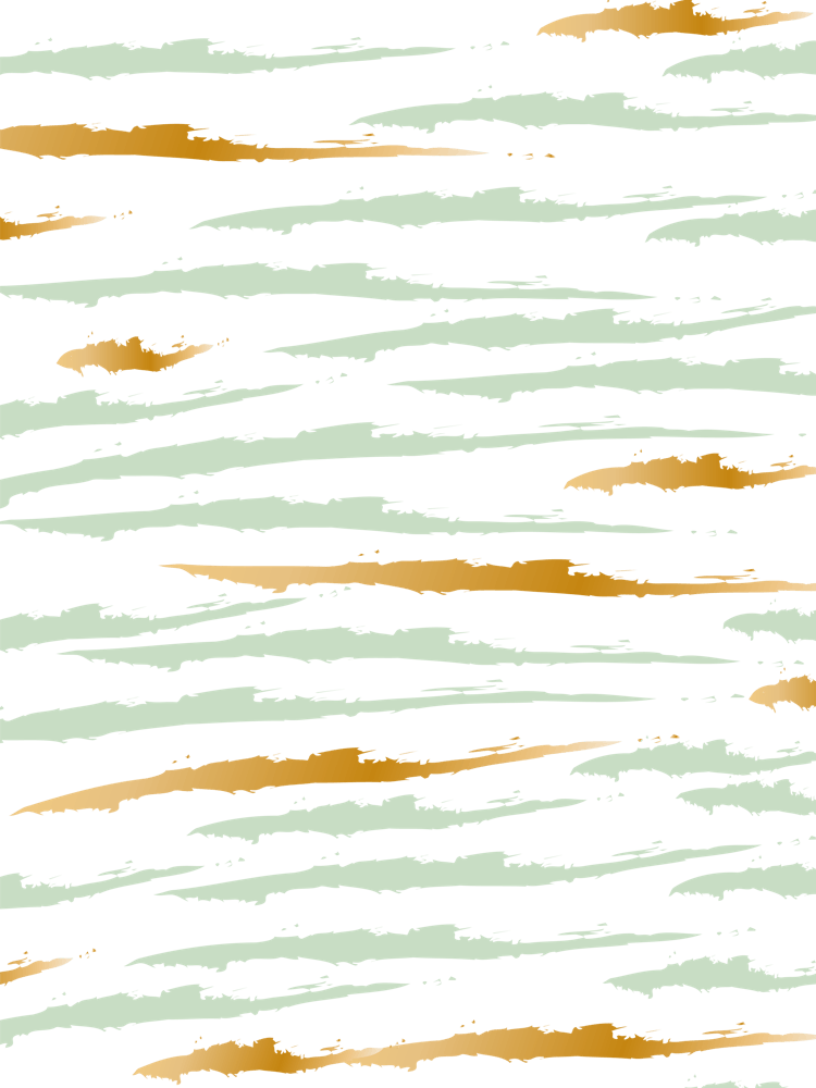 Gold Green Stripes