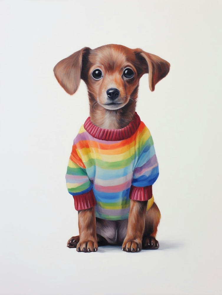Baby Animal Wearing Sweater Puppy 5