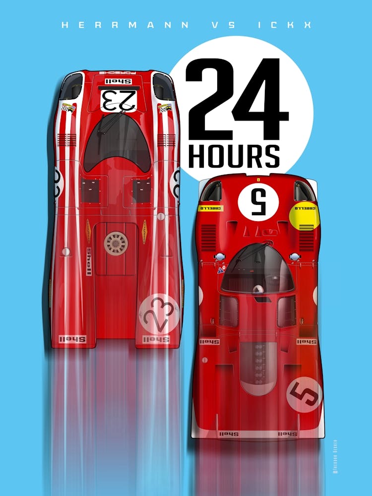 24 Hours 1970 Herrmann vs Ickx