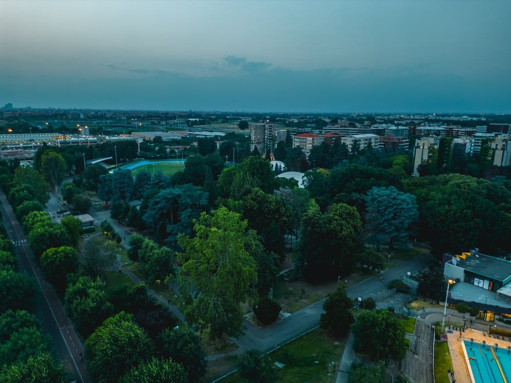 City of San Donato Milanese, Italy -s. Aerial Photography