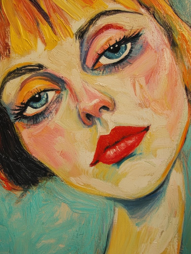 Original Oil Of A Woman