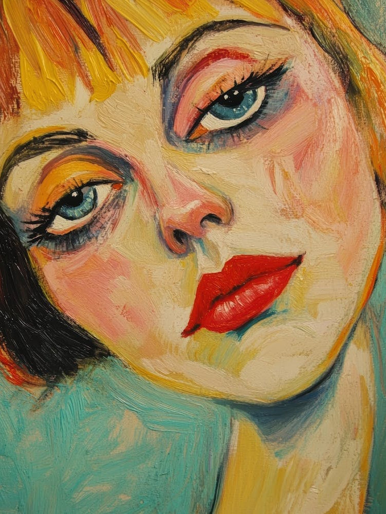 Original Oil Of A Woman