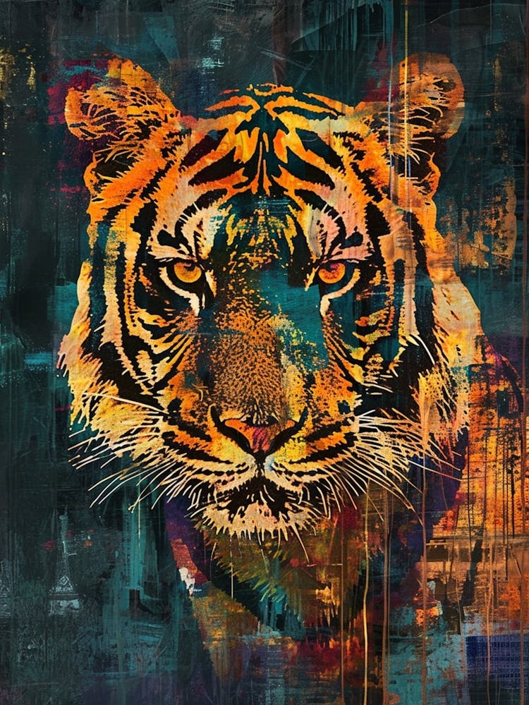 Kitsch Tiger Collage 2