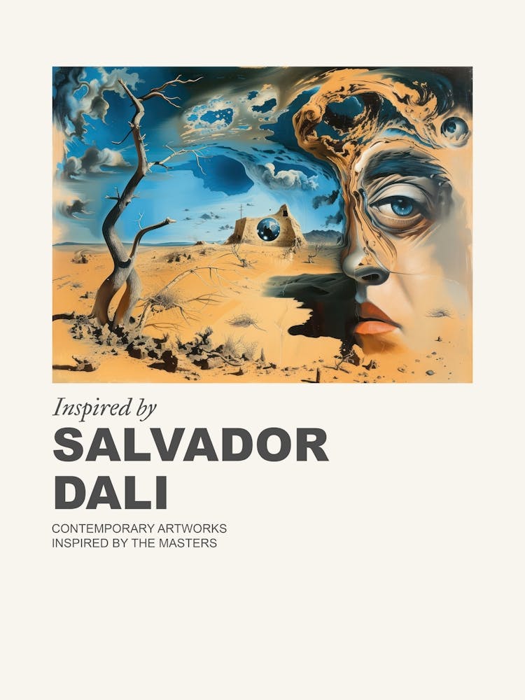 Museumsposter inspiriert von Salvador Dalí 1