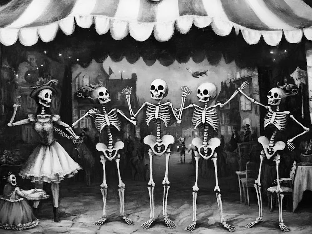 Skeletons Dancing 2