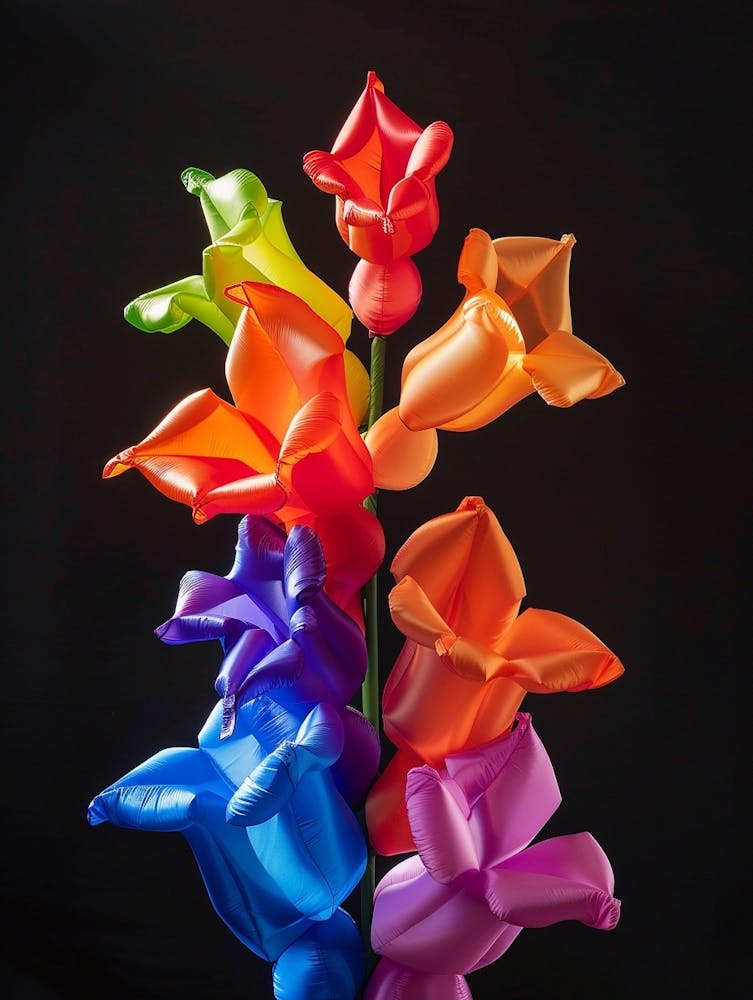 Bright Inflatable Flowers Larkspur 2