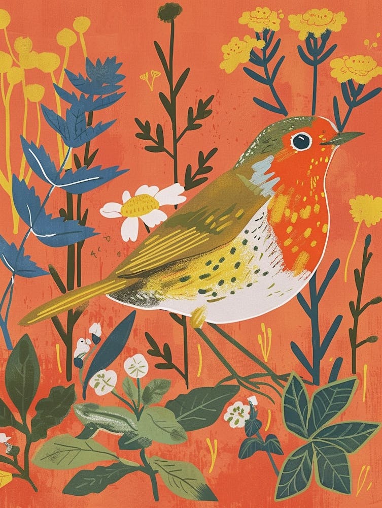 Spring Birds Robin 2