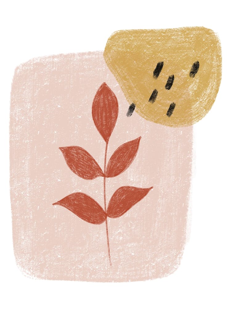 Dalia Chalk Red Leaf