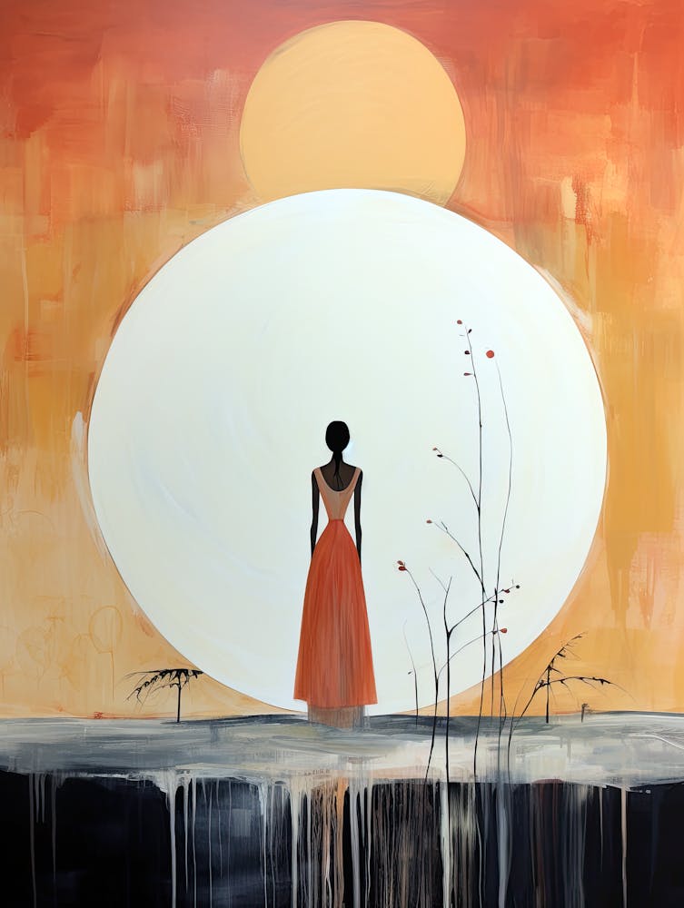 Mystic Stream, Boho Art Style